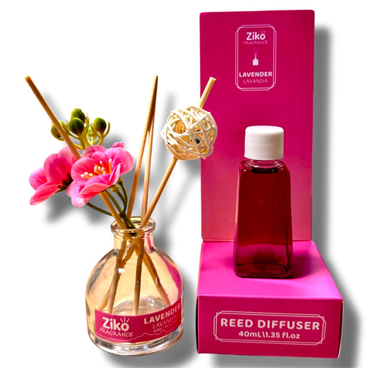 Flower Reed Diffuser Set - Floral Scent