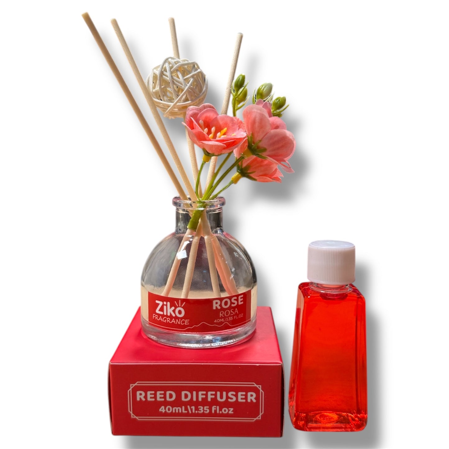 Flower Reed Diffuser Set - Floral Scent