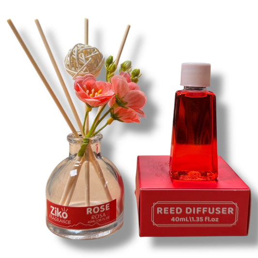 Flower Reed Diffuser Set - Floral Scent