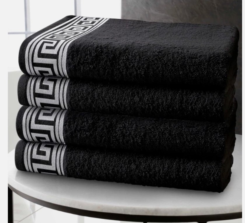 4 Pack Hand Towels 100% Egyptian Cotton 500 GSM Premier Quality Bathroom Towels