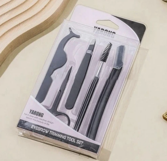 Piece Eyebrow Grooming Kit – Precision Shaping & Trimming Tools Set